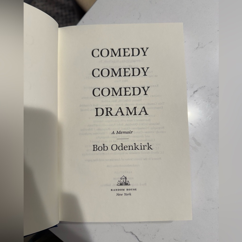 Comedy Comedy Comedy Drama by Bob Odenkirk